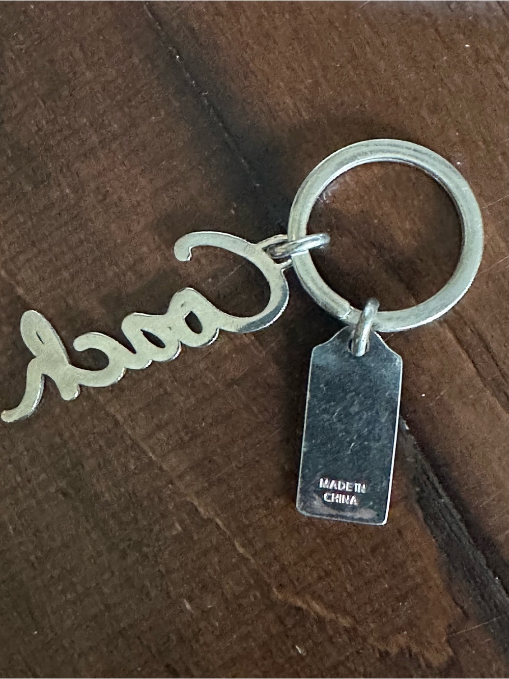 Coach Script Keychain Fob - Picture 4 of 5